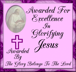 The Glory Belongs To The Lord Award