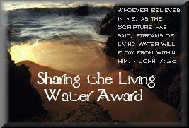 Sharing the Living Water Award